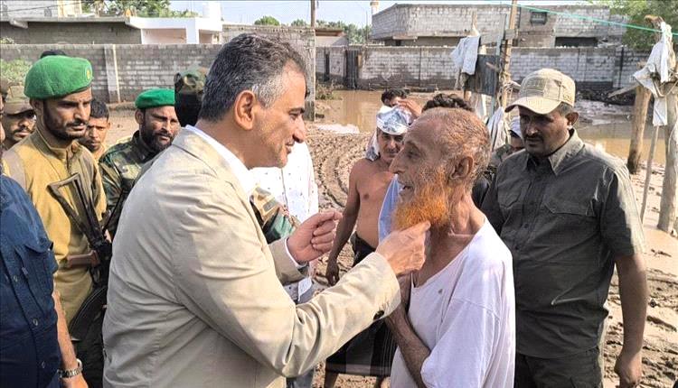 أول تحرك لمحافظ عدن عقب الأضرار التي لحقت منطقة الحسوة
