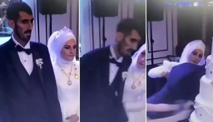 بسبب الإجهاد.. عريس يفقد الوعي في حفل زفافه
