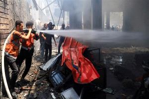 إسرائيل قصفت غزة بقنابل "غير مستخدمة" بعد غارات على إيران
