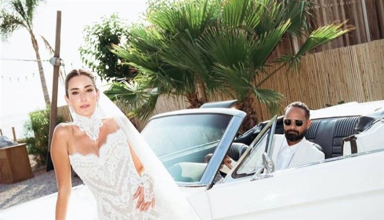 رسالة مؤثرة من دينا الشربيني لأمينة خليل عقب زفافها
